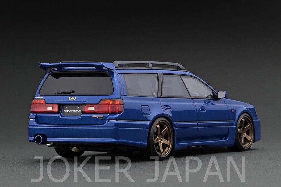 Ignition Model IG2891 1/18 Nissan STAGEA 260RS (WGNC34) Blue Ignition Model IG2891 1/18 Nissan STAGEA 260RS (WGNC34) Blue