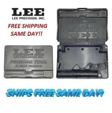 Lee Auto-Prime / Ergo-Prime PRIMING TOOL STORAGE BOX, Black New! # 90426