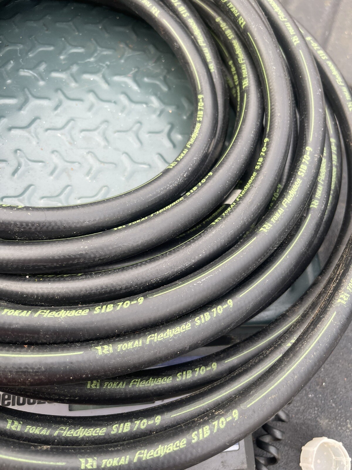 Tokai SIB 709 Flexible Hydraulic Hose 19 Feet Long Lot Of 2 Komatsu