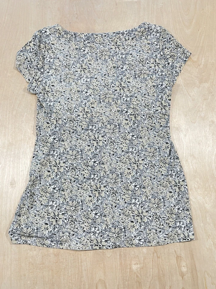 Top Geoffrey Beene Sport Mujer Floral Manga Corta Multicolor Talla Grande Foto 4 de 4