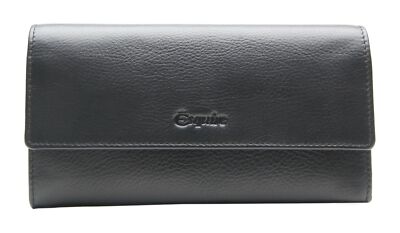 Esquire Peru Ladies Purse Geldbörse Black schwarz Neu