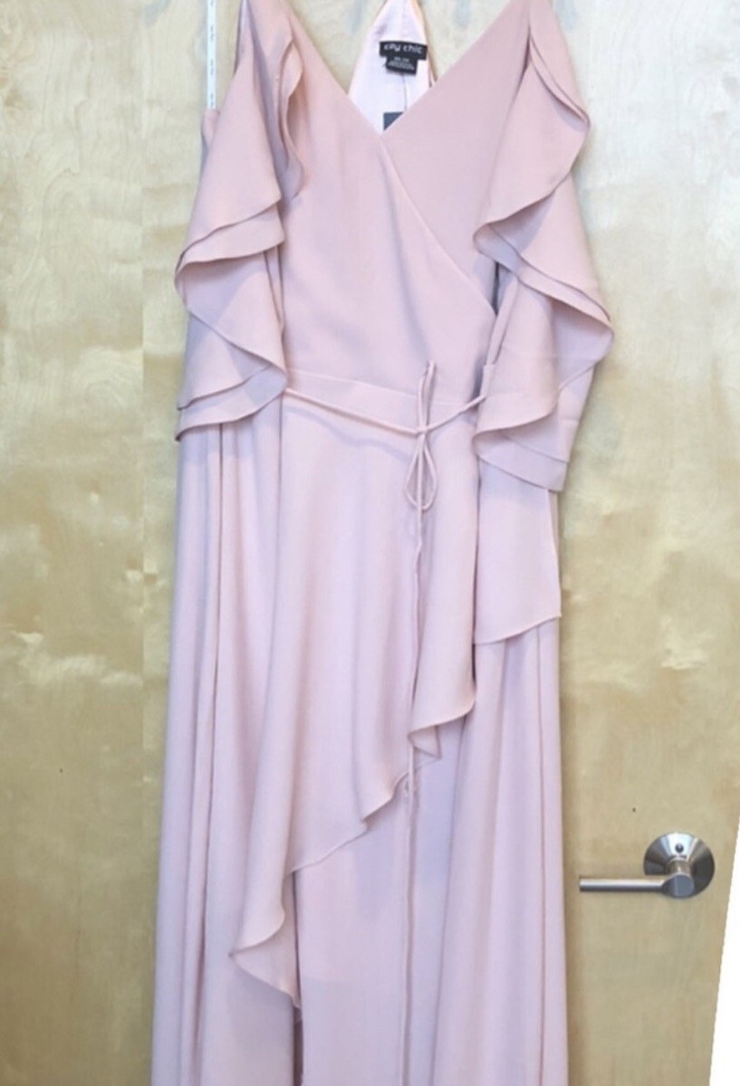 chinese dress ladies Jessica London Women's Plus Size Georgette Flyaway Maxi Dress main image 0