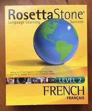 New-open box, Rosetta Stone French Level 2 Windows MAC, FOR AGE 6