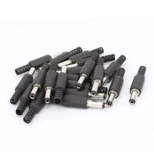 20PCS 5.5mm x 2.1mm Solder DC Power Jack Male Connector Adapter