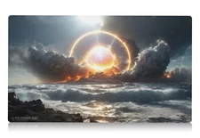 MTG Playmat - Reimagined Wrath of God Art - 24"x14" Magic the Gathering Mat