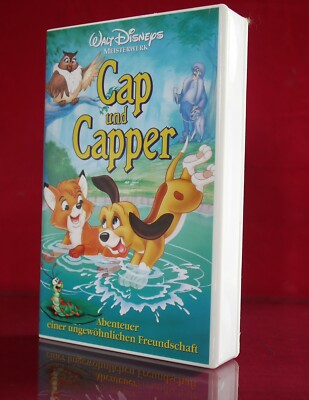 CAP UND CAPPER - WALT DISNEY'S MEISTERWERK mit Hologramm auf Box und Kasette