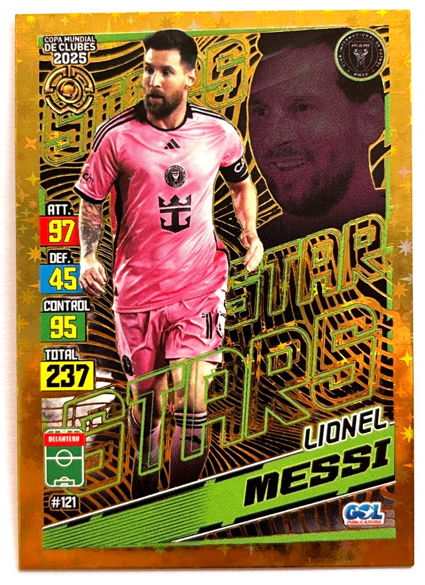 2025 FIFA CLUB WORLD CUP Gol Card #121 LIONEL MESSI STARS Foil | eBay