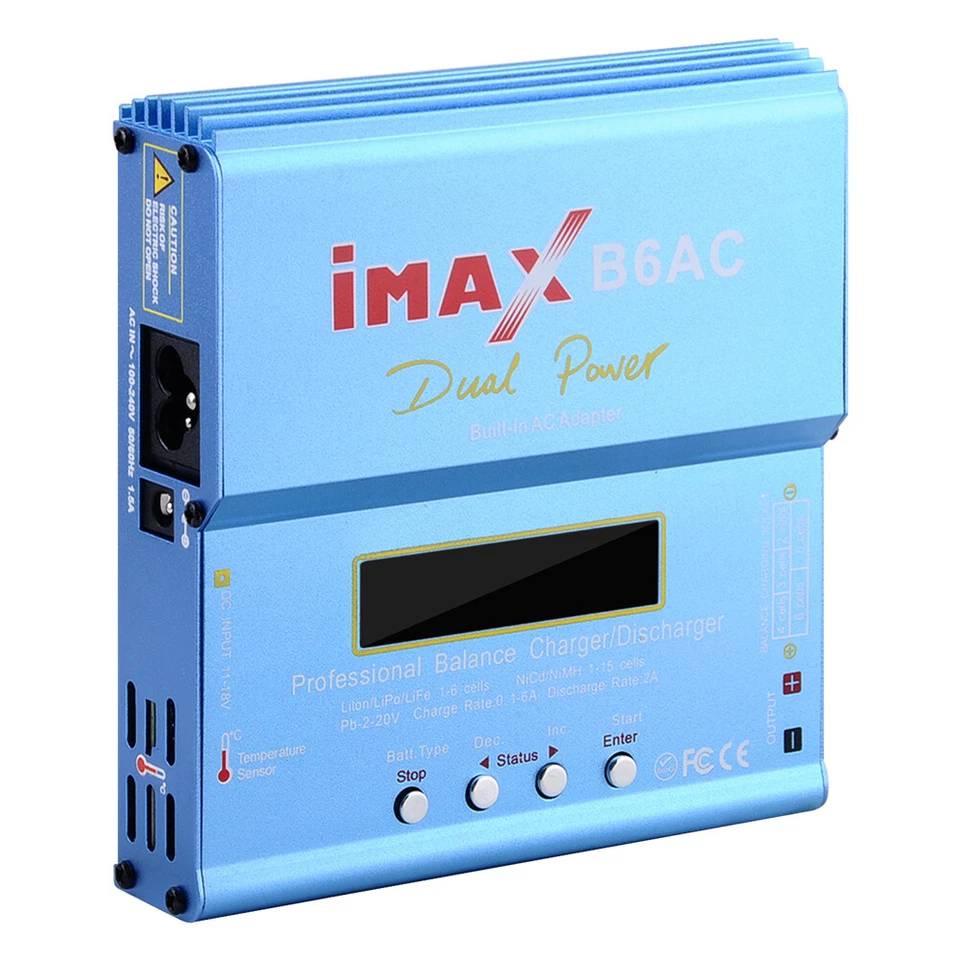 80-Watt IMax B6 AC Netzteil Ladegerät Batterie Balance Charger LiPo Dual Power - Bild 4 von 4