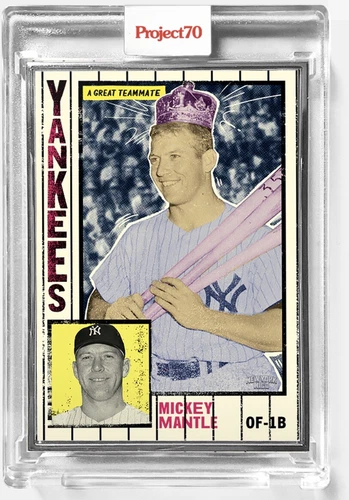 Topps Project 70 MICKEY MANTLE ARTIST PROOF - New York Nico #40/51 IN HAND