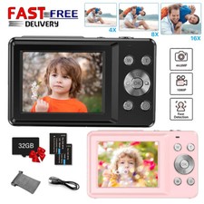 1080P Digital Camera 16X Zoom Auto Focus FHD 4K Vlogging Camera for Boys Girls