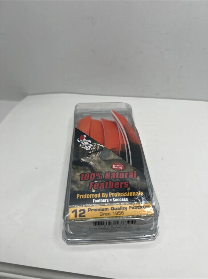 Gateway Parabolic Feathers Kuru Tangerine 4 In. Rw 12 Pk. - Image 2 of 3