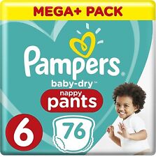 Pampers Baby Dry Nappy Pants Size 3 6-11 kg 4 X 26 TOTAL 104 NPANTS