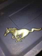 Vintage Mid 1970's Ford Mustang Grille Emblem Ornament Chrome