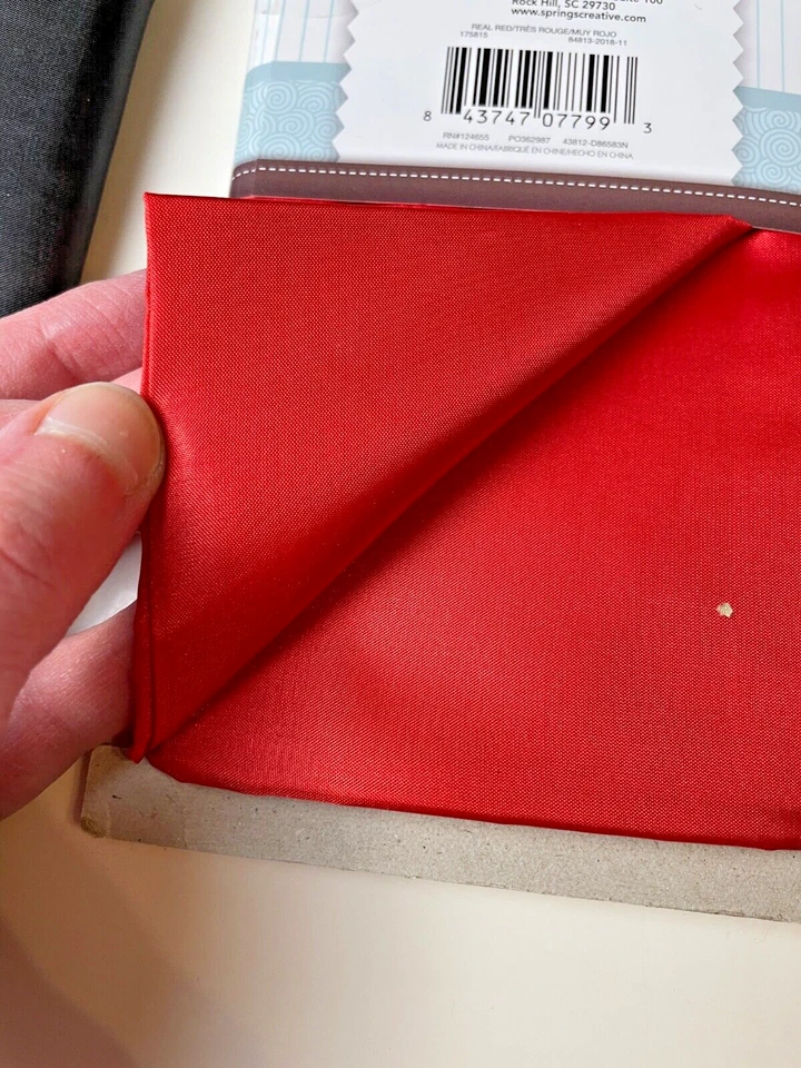 14 Yards Crafty Cuts Costume Silk Red, Black, White - Polyester New In Packaging - Image 4 of 4