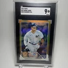 SGC 9 - 2023 Topps Aaron Judge Rainbow FOIL Parallel Card #62 NY Yankees!