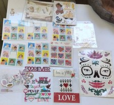 Large Lot of Miscellaneous Stickers for Scrapbooking Craft