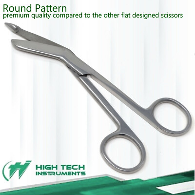 Bandage Scissors 5.5'' Lister Surgical Medical Nurse Premium Heavy Instruments