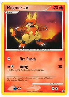 Pokemon Secret Wonders Card - Magmar 93/132