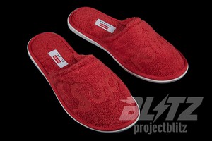 red supreme slippers