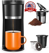 Cafetera Máquina de café de un solo servicio para cápsula y Café molido