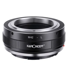 K&F Concept Lens Mount Adapter M42-L Manual Focus For M42 Lens to L Mount Camera