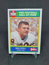 Mike Ditka 1990 Swell Pro Football Hall Of Fame #144