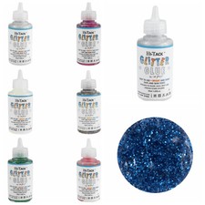 Adhesive Hi-Tack Glitter Glue Non-Toxic 50ml Crafts Decor Supplies Choose Colour