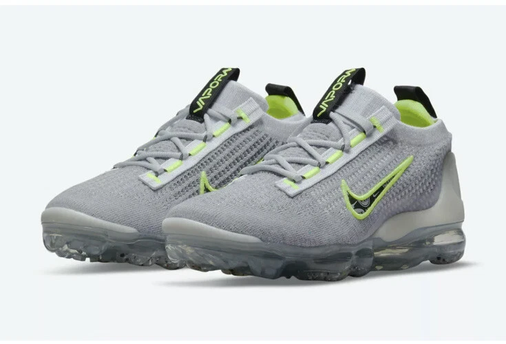 bijeenkomst Bachelor opleiding ik heb honger Nike Air Vapormax 2021 Flyknit GS Grey/Volt Green DB1550-005 Boys 4Y  Women&#039;s 5.5 | eBay