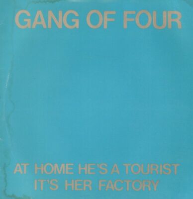 Gang of Four(7'' Vinyl P/S)At Home He's A Tourist / It's Her Factory-EMI-VG+/Ex