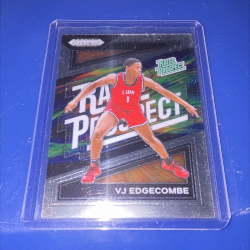 Panini 2024 Prizm Draft Picks VJ Edgecombe Rated Prospect Insert #17 NCAA
