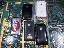 Apple DEFECTIVE DONOR WORN-RUST-CRACKED-APART-Exact iPhone LOT Bundle-PARTS-READ