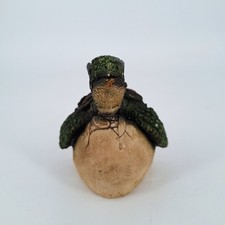 Baby Turtle Hatching from Egg Figurine Statue Collectible Reptile Decor