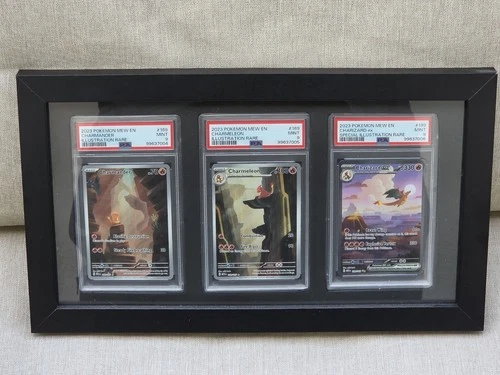Pokemon 151 Charizard 199 Set w Charmander 168 & Charmeleon 169 PSA 9 SEQUENTIAL