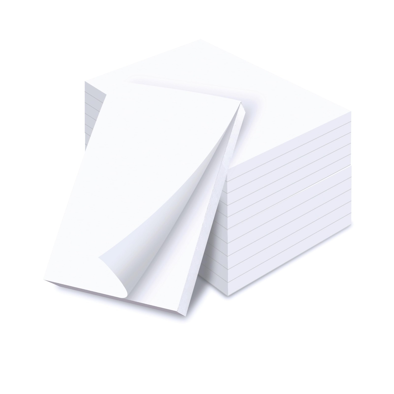 Better Office Products Blank Scratch Note Pads 3 x 5 25 Pack 100 Sheets