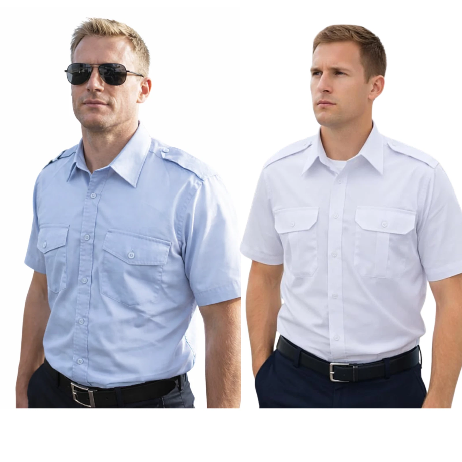 Men Pilot Shirts Short Sleeves Collared Security Bus Driver Shoulder Appellate
Opens in a new window