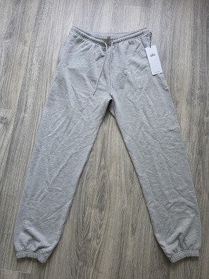 【新品】alo yoga グレー ヨガパンツ Gray ALO Yoga Sweatpants Gray Cuffed Men's Size Medium NWT BHG