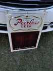 RARE Vintage Peerless Beer LaCrosse Wisconsin Tin Metal Advertising Sign