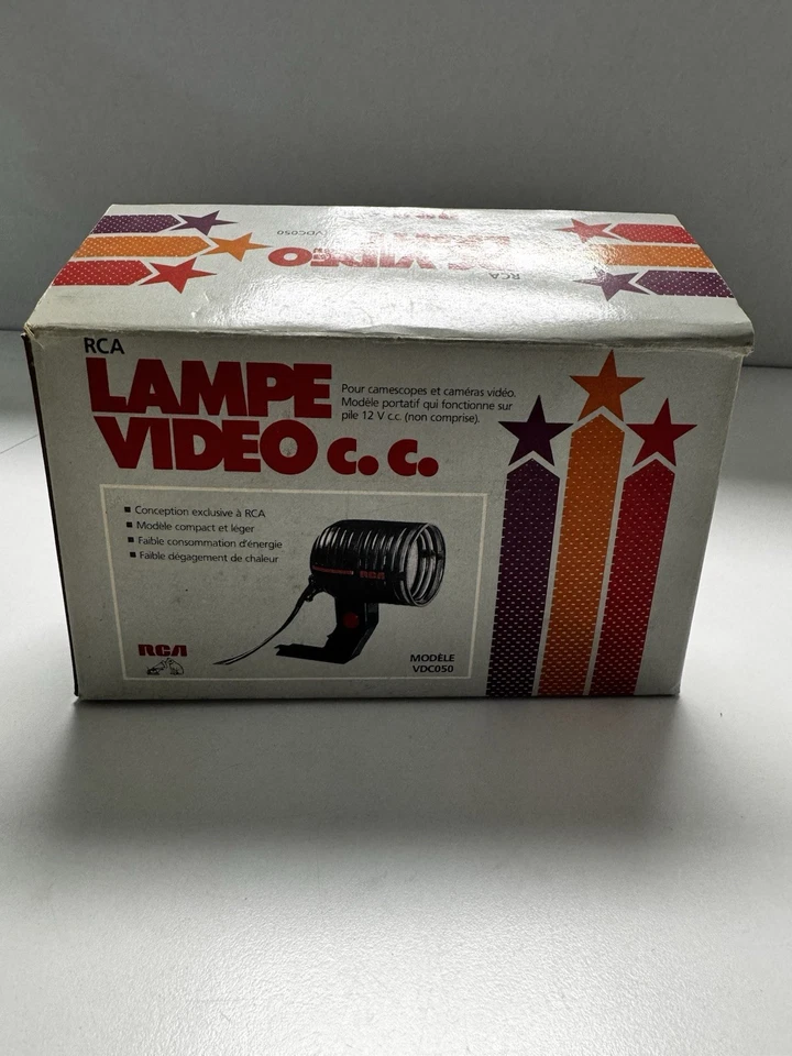 Videocámara videocámara con batería RCA VDC050 DC luz de colección 12V DC 35W Foto 3 de 4