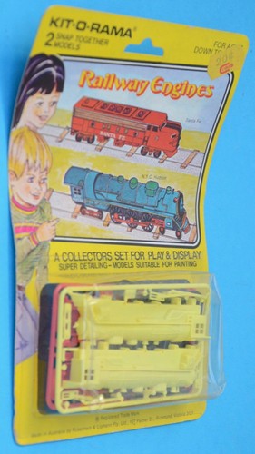 KIT-O-RAMA - Railway Engines - R&L cereal toys - Snap Together Models - MOC - Picture 3 of 4
