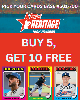 #ad #ad 2024 Topps Heritage High Number BASE #501 700 You Pick amp; Complete Your Set $2.39
