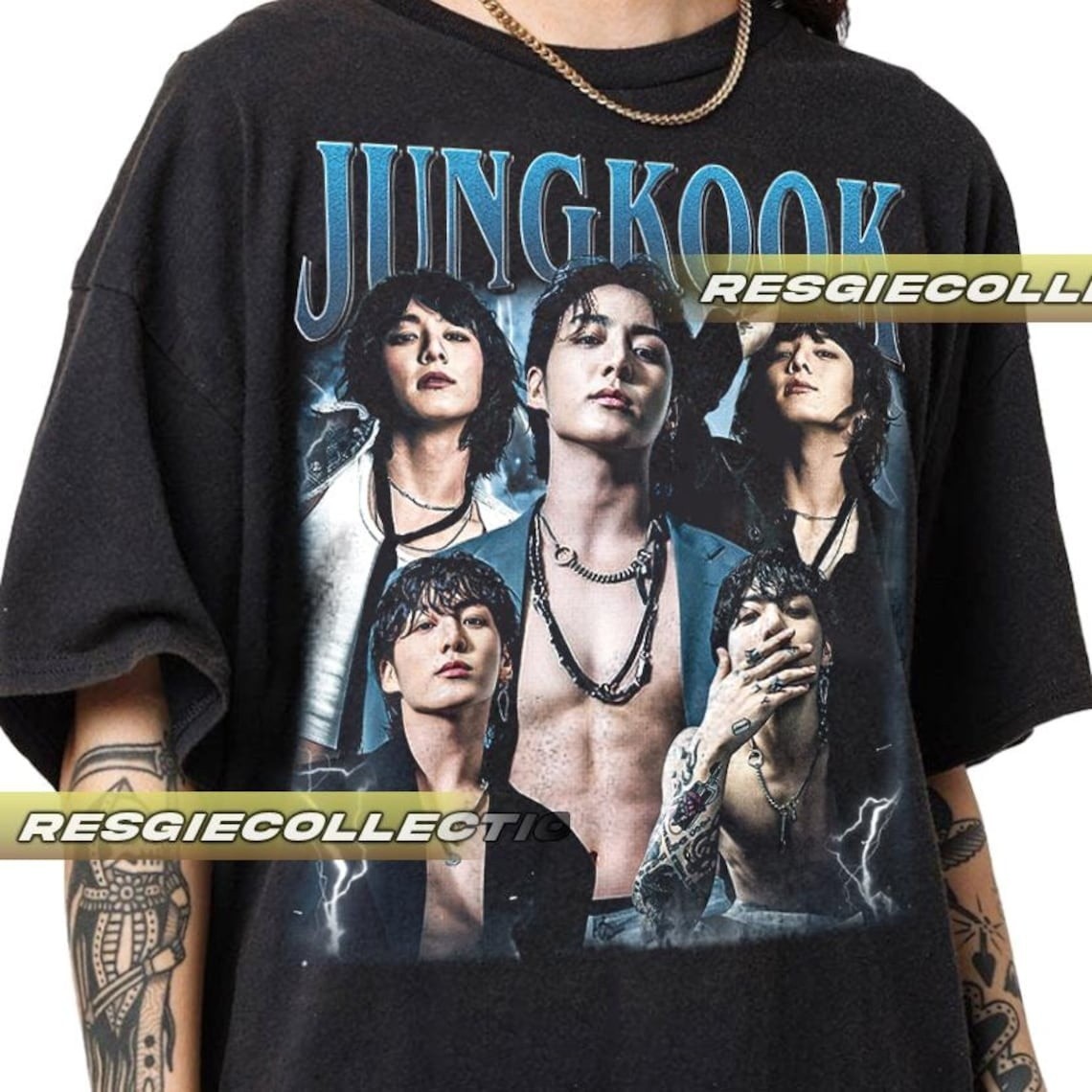 JUNGKOOK Retro Graphic Unisex T-Shirt S-5XL