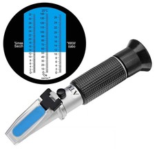 HHTEC Winzer Refraktometer 0-32% Brix Oechsle KMW ATC Wein Most Zucker messen
