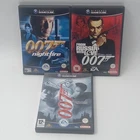 Nintendo Gamecube James Bond 007 Lot Of 3 CIB PAL Region Not U.S. Untested