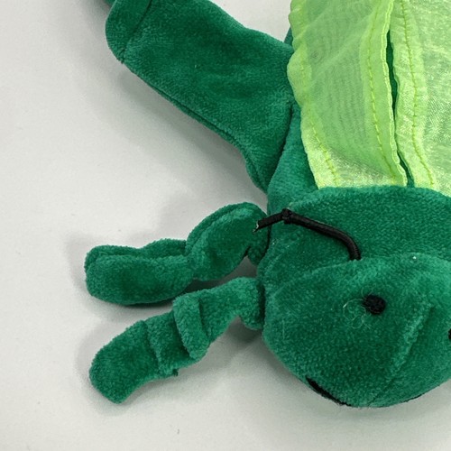 Grasshopper The Manhattan Toy Company Green Beanie Stuffie 1997 Plush You - Picture 2 of 13