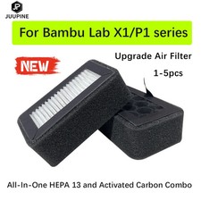 For Bambu Lab X1C P1S P1P X1 Air Filter HEPA 13 Activated Carbon Combo Filter