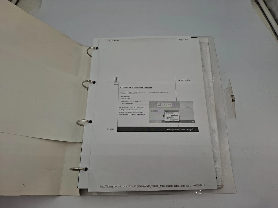 Manual De Taller Fiat Lancia Alfa Romeo Abarth Jeep Curso WITECH Plus Examiner Y - Imagen 4 de 4