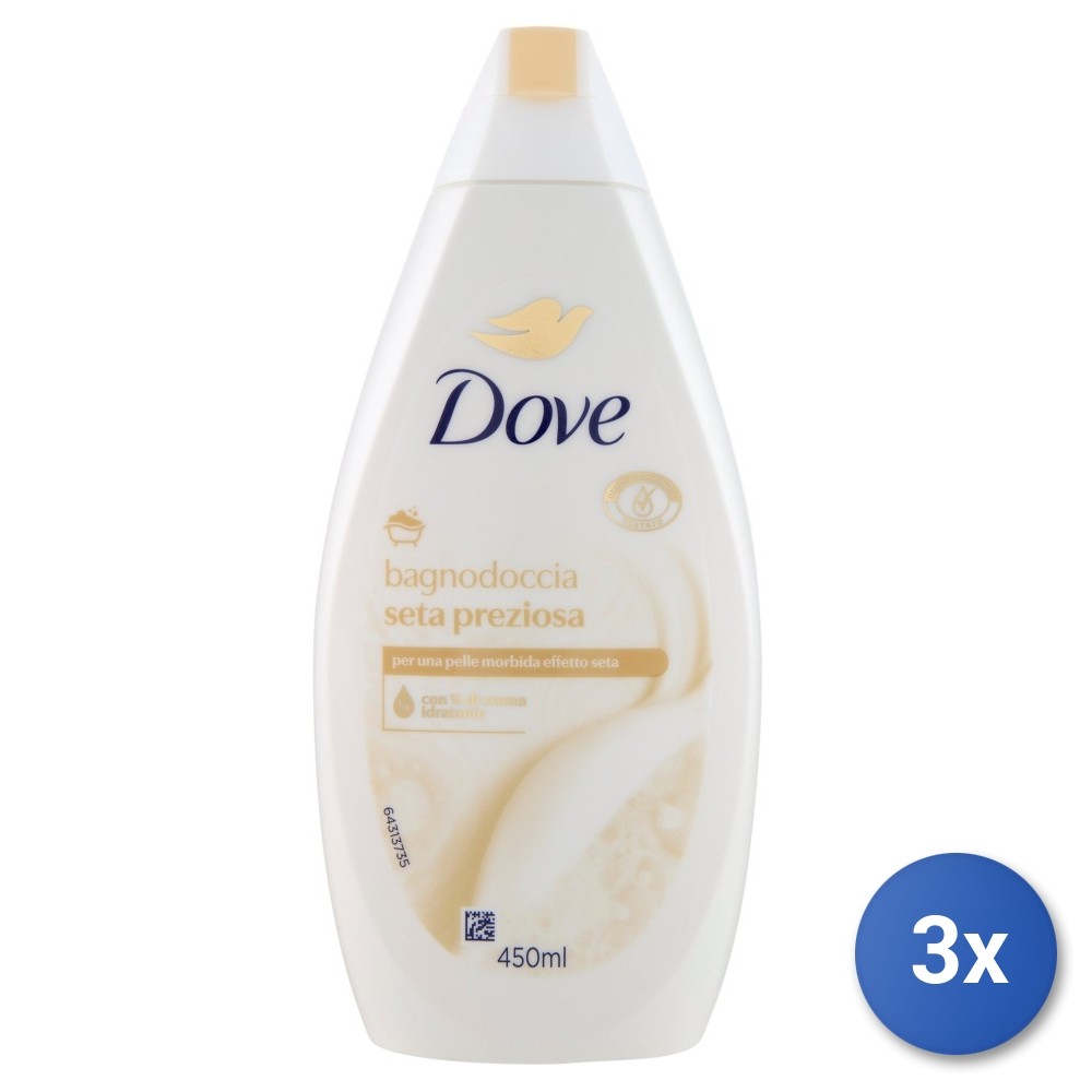 Dove Shower Gel Silk Preziosa 450 Ml - Bath Foam - Image 2