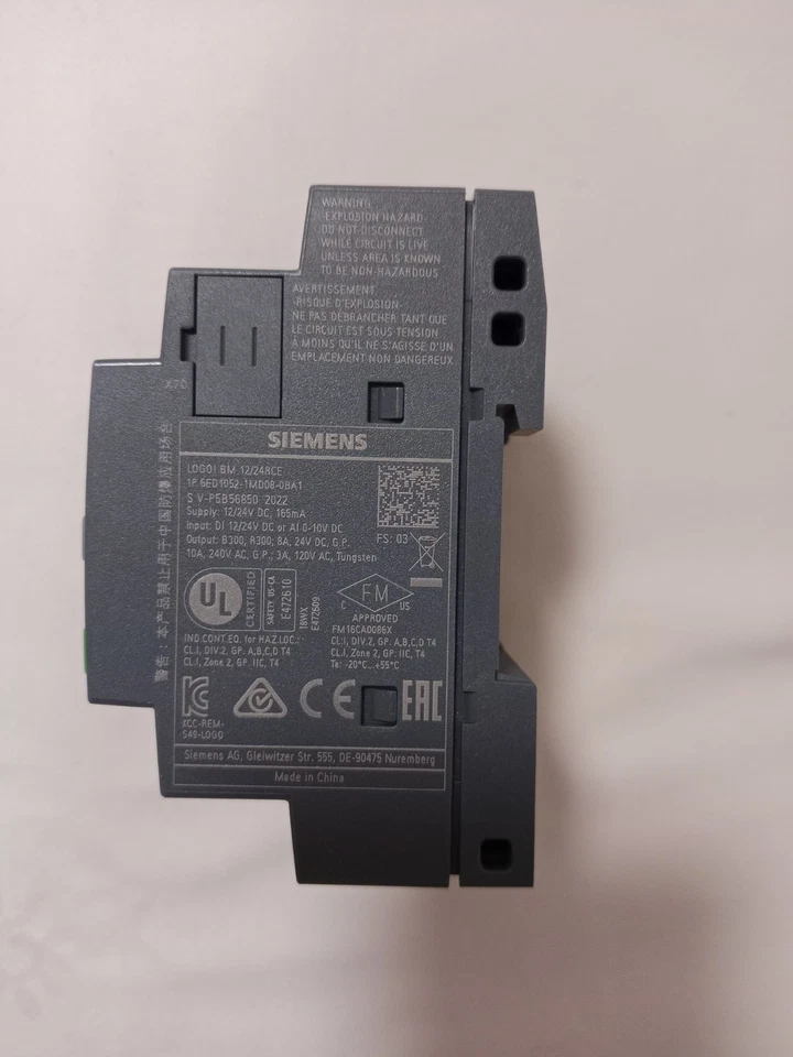 Siemens LOGO! 12/24 RCE - 6ED1052-1MD08-0BA1 - Imagen 3 de 4