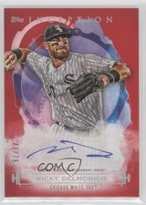 2019 Inception Rookies and Emerging Stars Red 43/75 Nick Delmonico Auto s7f