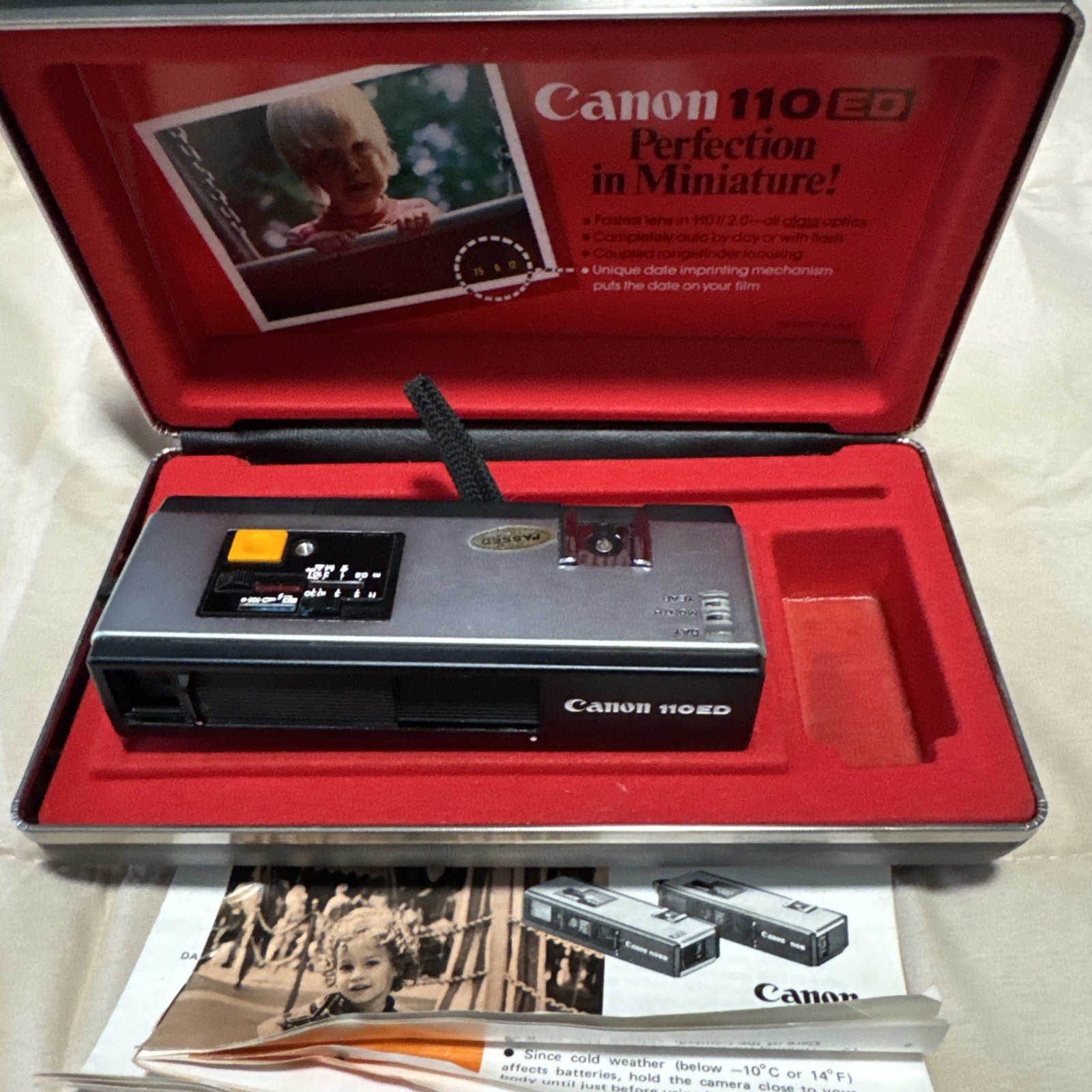 Canon 110ED vintage camera equipment - eBay listing photo 4